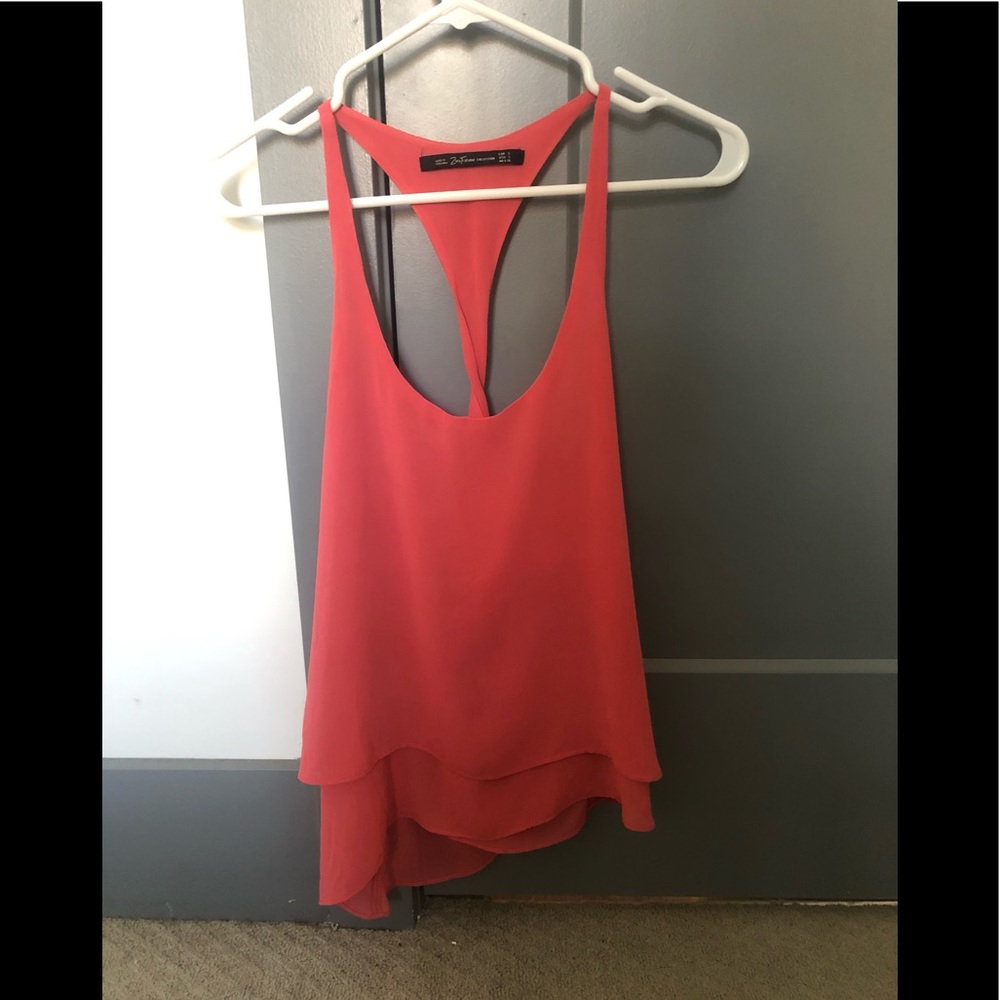 Orange/pink summer tank